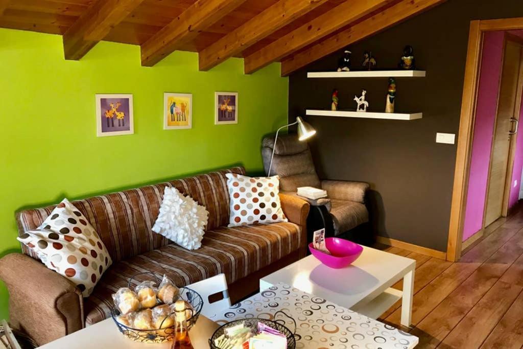 Tranquila Casita De Invitados En Vigo Con Chimenea Exterior foto